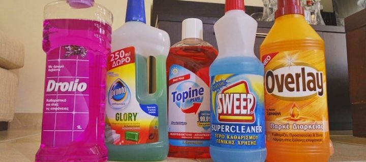 Καθαριστικό για σφουγγάρισμα: Τα 5 αγαπημένα μου προϊόντα